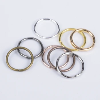 100-200Pcs/Lot 3-12mm egy Hurok Ugrás a Gyűrűk Csatlakozók Diy Ékszerek, Kiegészítők Nyitva Osztott Gyűrű Ékszerek Készítése Kellékek