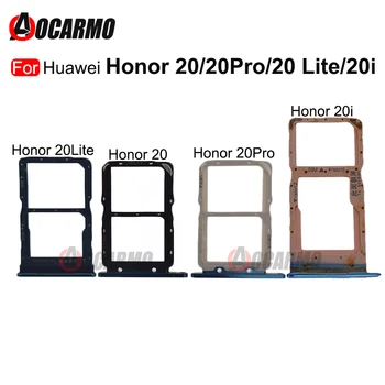 A Huawei Honor 20 Lite Pro 20i MicroSD Nano Sim-Kártya Tálca Slot tartó Megtiszteltetés 20Pro cserealkatrészek