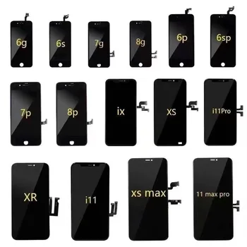 AAA LCD Kijelző Az iPhone 6 6 6Plus 6Splus 7 8 11 11 Pro 11maxpro X XS XR XSMAX érintőképernyő Csere Nem Halott Pixel+Eszközök
