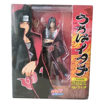 Az Anime a Naruto SHF Uchiha Itachi Ábra Játékok Felnőtt PVC Sasuke Vs Itachi Szuper Modell Gyűjtők Szülinapi Ajándék Játék