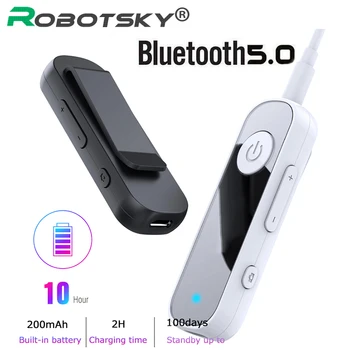 Bluetooth 5.0 Vevő 3,5 mm-es AUX Jack, Vezeték nélküli Audio Adapter Fejhallgató Hangszóró Zene Vezeték nélküli Bluetooth-3.5 Jack Vevő