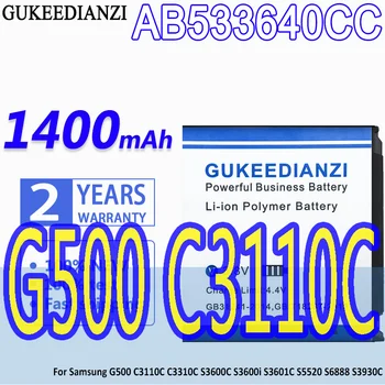 GUKEEDIANZI AB533640CC AB533640CU Akkumulátor Samsung S3600C GT-S3600i S6888 S3710 S3930C S3601 S3601C S5520 S569 1400mAh