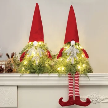 Izzó Gnome Karácsonyi Arctalan Baba Boldog Karácsonyi Dekoráció Otthon Karácsonyi Dekorációk, Karácsonyi Navidad Natal Új Év 2022