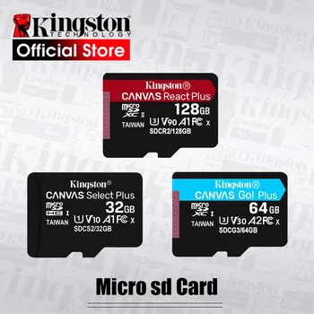 Kingston 16GB Micro SD Kártya Class10 carte sd 32GB memoria Mini SD Kártyával 64 GB TF Kártya UHS-én 128 GB Memóriakártya Mobil telefon