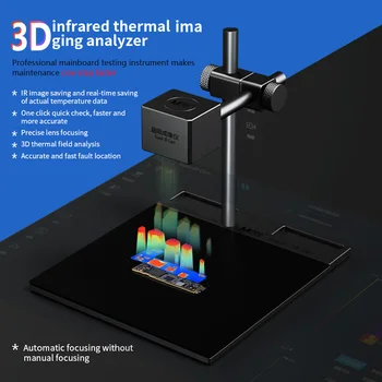MaAnt 3D Infravörös hőkamera Analyzer Kamera Mobiltelefon PCB Elhárítása Alaplap Javítás hibakereső Eszköz