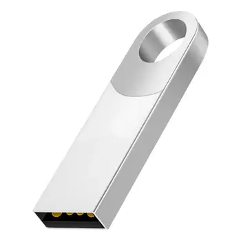 Mini Fém USB Flash Meghajtó 8/16/32/64/128GB USB 3.0 pendrive Autó Lejátszó Audio nagysebességű U Lemez