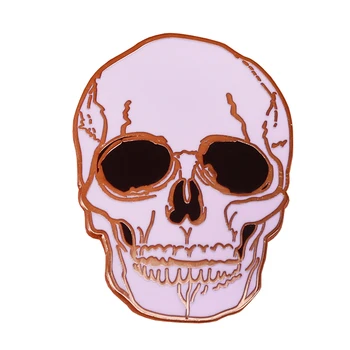 Reális koponya jelvény horror csontvázak art ékszer