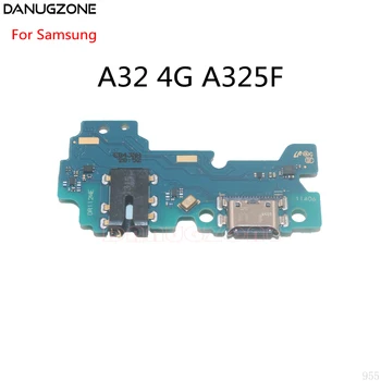 10DB AAA Minőségű USB Töltő Dokkoló Port, Jack Aljzat Csatlakozó Felelős Testület Flex Kábel Samsung Galaxy A32 4G A325F 5G A326