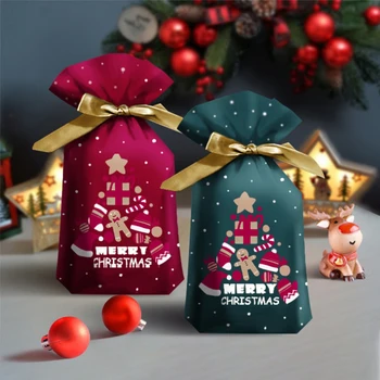 12db Boldog Karácsonyt Candy Csomagokat Mikulás Ajándék Táska Karácsonyi Dekoráció az Otthoni 2021 Új Év 2022 Navidad Noel Ajándékok