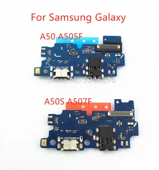 1db Alkalmazandó, hogy A Samsung Galaxy A50 SM-A505F A50S A507F USB töltő port töltőhöz csatlakozó puha kábel Cserélje ki az alkatrészeket