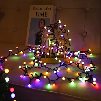 31V EU/US Plug DIY Fesztivál LED fényfüzér 250leds 500leds Karácsonyi Tündér Kert Lámpa Esküvő Karácsony szilveszter Parti Dekoráció
