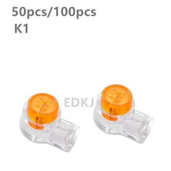 50/100 Csatlakozó Hullám Kapcsolat Terminálok K1 Vízálló Csatlakozó Vezetékek Ethernet Kábel, Telefon Kábel-Terminálok
