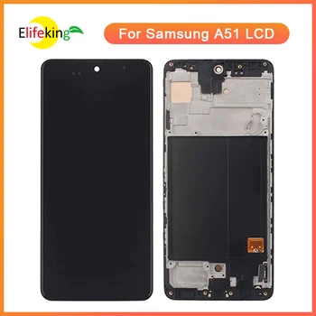 6.5 Inch LCD Kijelző Samsung a51-es A515 érintőképernyő Digitalizáló Szerelvény Csere Alkatrész Samsung A515F/DS A515FD A515