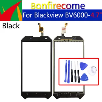 A Blackview BV6000 BV 6000 érintőképernyő az érintőképernyő Digitalizáló Érzékelő Csere-Touch Üveg Lencse Nem Lcd 4.7 inch