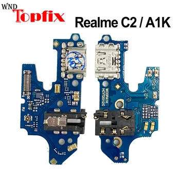 A Realme C2 RMX1941 USB Töltő Port Flex Kábel Realme A1K CPH1923 Töltő Port Dokkoló Csatlakozóját Csatlakoztassa Igazgatóság