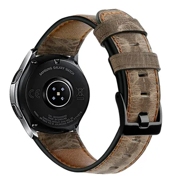 BEAFIRY Retro Valódi Bőr 22mm Nézni, pántolószalagok a Huawei Nézni GT2 Samsung Watchband Sport férfiak nők