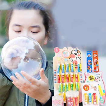 Biztonságos Mágikus Buborék Ragasztó Játék Fúj Színes Buborék Labda Műanyag Space Léggömb