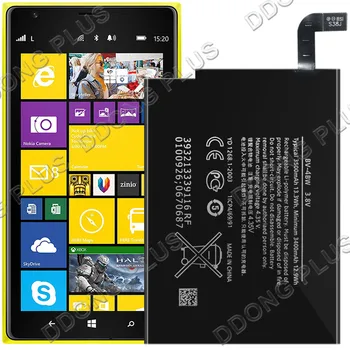 BV-4BW Akkumulátor Nokia Lumia 1520 Windows Phone Akkumulátor Csere-Javítás Rész