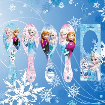 Disney rajzfilm Fagyasztott gyermekek comb Elsa baba kiegészítők légzsák masszázs comb lány születésnapi ajándék levegő párna, comb gyerek haját fésű