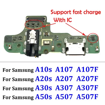 Dock Csatlakozó USB Töltő Töltő Port Flex Kábel-Testület A Samsung A10S A20S A30S A50S A41 A01 A11 A21s A31 a51-es A71 A70s