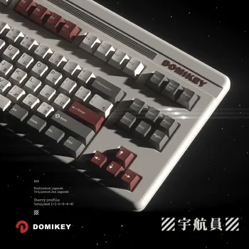 Domikey Űrhajós Keycap Cseresznye profil ABS Doubleshot Tripleshot Módosító Keycaps Japán Nyomtatás