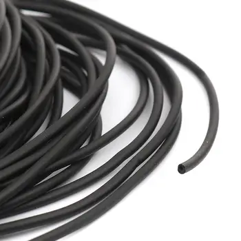 DoreenBeads 1.5/2.5/4 mm 10m Gumi Kábel PVC Cső alakú Kábel Fekete Ékszer Megállapítások DIY, Hogy Szilárd Üres Kézzel készített Vezeték,Hossza 10M