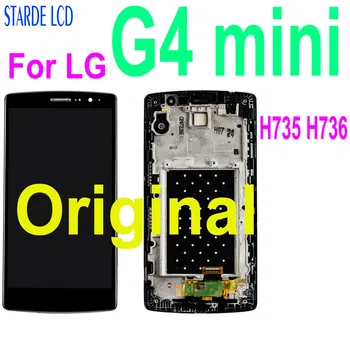 Eredeti Csere LG mini G4 LCD LG G4 Verte G4S LCD H735 H736 Kijelző LCD Képernyő Touch Digitalizáló Közgyűlés