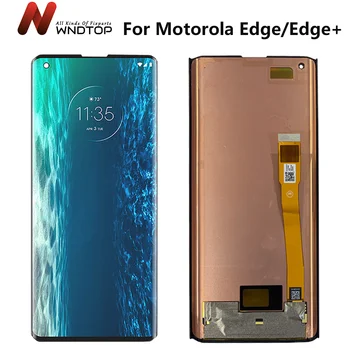 Eredeti Motorola Moto Edge+ LCD Kijelző érintőképernyő Digitalizáló Moto Szélén LCD Kijelző XT2063-3 LCD Touch Panel