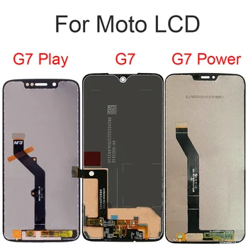 Eredeti Motorola Moto G7 lcd-Moto G7 Teljesítmény Kijelző G7 Plus-érintőképernyő Digitalizáló G7 Játszani LCD Csere XT1962 LCD
