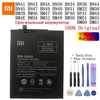 Eredeti XiaoMi Csere Akkumulátor Xiaomi Mi Redmi Megjegyzés Mix 2 3 3 4 4X 3X 4A 4C 5 5A 5S 5X M5-6 6 7 8 Pro Plus akkumulátorok