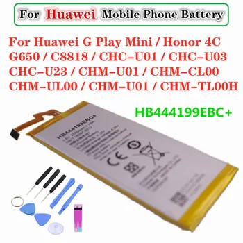 HB444199EBC+ Csere Akkumulátor Huawei G Play Mini Megtiszteltetés 4C G650 C8818 CHC-U01 CHM-U01 CHM-CL00 CHM-UL00 CHM-U01 CHM-TL00H