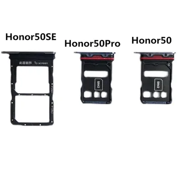 Honor50 SIM-Kártya Slot A Huawei Honor 50 Pro SE Sim-Kártya Adapter Aljzat Jogosultja Tálca Telefon Cserélje ki a Ház Javítás Alkatrész