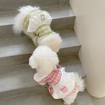 INS Szél kutya ruhák őszi-téli ruhákat, vékony, macska, kisállat Teddy Bichon Corgi Pomerániai kis kutya ruha
