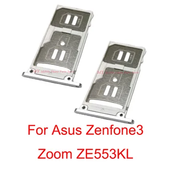 Kiváló Minőségű Új Sim Tálcát Asus Zenfone3 Zenfone 3 Zoom ZE553KL Sim-Kártya Tálca Jogosultja Foglalat Adapter Ezüst / Rose Arany / Fekete