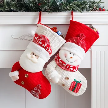Nagy Karácsonyi Harisnya Nagy Gyerekek Karácsonyi Ajándék Táskák Kandalló Dekoráció Zokni Új Év Candy Jogosultja Karácsonyi Dekoráció Otthon
