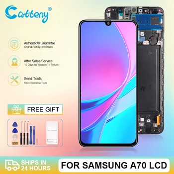 Nagykereskedelmi Incell Samsung Galaxy A70 Lcd Érintőképernyős Panel Digitalizáló A705F A705 Kijelző egység A Keretben Ingyenes Szállítás