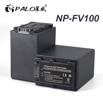 PALO NP-FV100 NP-FV100 fv100 Akkumulátor 3300mAh LCD Intelligens Töltő Sony HDR-XR350/E XR550 DCR-DVD508 DVD803 DCR-SR100 HC32