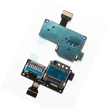 Samsung Galaxy S4 Mini I9190 i9195 SIM-Kártya-Tartót, majd a Memória Kártya Tálca Flex Kábel, Szalag Eredeti Új