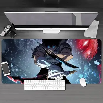 solo szintező anime Comfort Mouse Mat Gaming Mousepad Játék Irodai Munka Mouse Mat pad X XL csúszásmentes Laptop Párna egérpad