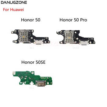USB Töltő Dokkoló Port, Jack Aljzat Csatlakozó Felelős Testület Flex Kábel Huawei Honor 50 Pro 50SE