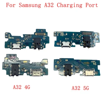 USB Töltő Port Igazgatóság Csatlakozó Flex Kábel Samsung A32 4G A325 A32 5G A326 cserealkatrészek