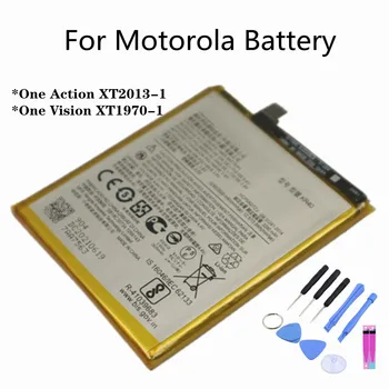 Új, Eredeti KR40 Akkumulátor Motorola Moto Egy Cselekvési XT2013-1 / Egy Látomás XT1970-1 3500mAh Nagy Kapacitású Okos Telefon Volta