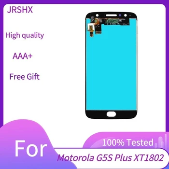 Új Eredeti Motorola Moto G5S Plusz XT1802 XT1803 XT1805 XT1086 LCD Kijelző Érintőképernyős Panel Érzékelő Digiziter Csere