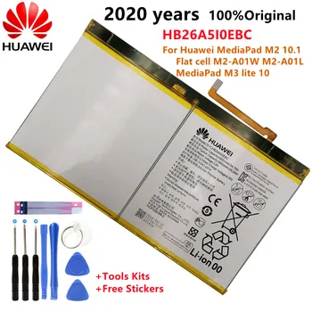 Új Huawei Mediapad M3 Lite 10 Akkumulátor BAH-W09/BAH-L09/BAH-L01/HDN-W09/Huawei Mediapad 10 M2 Akkumulátor M2-A01W/M2-A02L HB26A510EBC