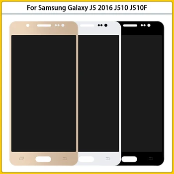 Új Samsung Galaxy J5 2016 J510 SM-J510FN J510M J510A J510H LCD Kijelző érintőképernyő Digitalizáló Közgyűlés Cserélje ki