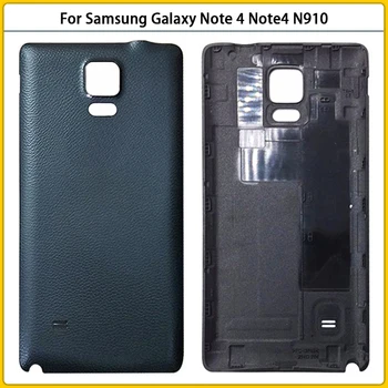 Új Samsung Galaxy Note 4 N910 N910F N910V Műanyag Elemtartó Fedelét Hátsó Ajtó, Hátsó Borító Megjegyzés4 Ház Esetben Csere