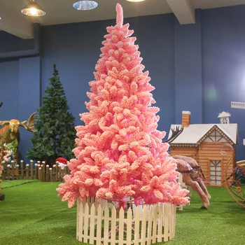 Új Év X-mas Fesztivál Fél koreai Rózsaszín Özönlött a Titkosítás karácsonyfa Magas Minőségű Dísz Karácsonyi Kézműves Dekoráció