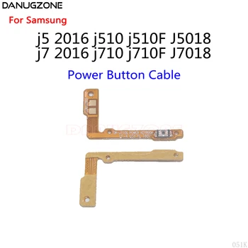 10DB Samsung Galaxy J5 2016 J510 J510F J5108 J7 J710 J710F J7108 Power Kapcsoló Gomb Hangerő Gomb Mute On / Off Flex Kábel