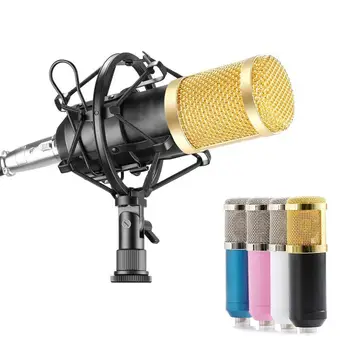 2020 BM800 Mikrofon, Kondenzátor, Stúdió Műsorszolgáltató Ének Mikrofon Podcast Mikrofon Felvétel microfono микрофон караоке