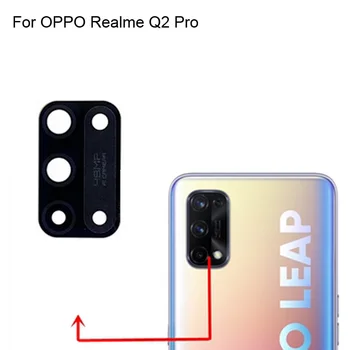 2DB Az OPPO Realme Q2 Pro Csere Hátsó Hátsó Kamera Objektív Üveg Alkatrészek OPPO Realme Q 2 Pro teszt jó Q2PRO Üveg lencse